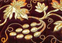 Золотное шитьё: азы «драгоценного рукоделия» для начинающих Как вышивать золотыми нитями